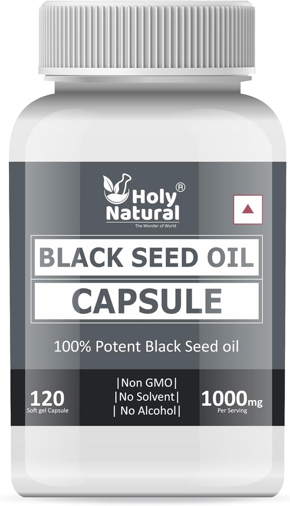 Black Seed Oil Softgel Cápsula – 500mg (120 Softgel) Qualidade Premium Frio Pressionado Nigella Sativa Sementes Óleo I 2 Meses Suplemento I Rich Thymoquinone, Vitamina E & Omega 3 6 9