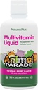 NaturezasPlus Animal Desfile Fonte de Vida Multivitamina Líquida Infantil - Flor de Berry Tropical - 30 fl oz - Suplemento Alimentar Integral - Vegetariano, Sem Glúten - 60 Servings