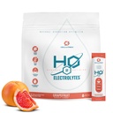 Cellutrex® H2O Eletrólitos – Eletrolítico mistura de bebida em pó, açúcar zero, pacotes naturais de hidratação de sal para recuperação e bem-estar, Toranja, 20 Sticks