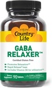 País Vida GABA Relaxador – 90 Comprimidos fórmula de liberação rápida para relaxação, estresse e suporte ao sono □ Com GABA, Aminoácidos & B Vitaminas