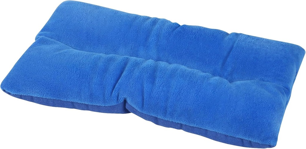 Atsuwell Microwave Heating Pad, Rice Microwavable Moist Heat Pack para Cãibras, Pescoço e ombros, Joelho, pulso, juntas, Bean Bag Heating Pad para compressão quente, relaxamento, azul
