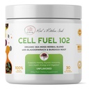 Red's Kitchen Sink Cell Fuel 102 – Pó de musgo do mar orgânico com Bladderwrack & Burdock Raiz Dr. Sebi Inspirado mistura de ervas Vegan, Natural, 30 Servings (7 onças)