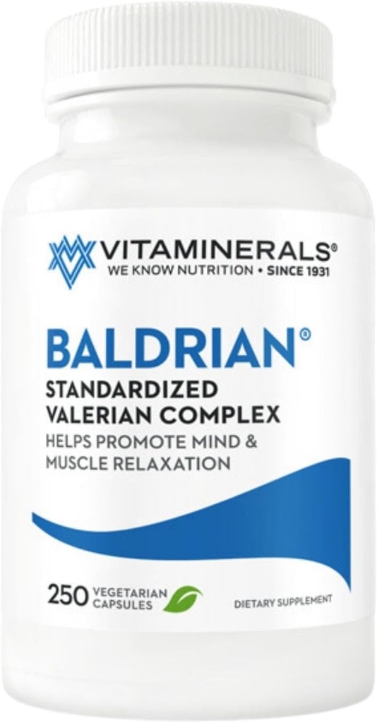 Vitaminais 33 Baldrian® Original Natural Relaxing Support Valerian padronizado (250)