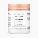 Vitaminas de saúde JSVitaminas Vitalidade X + Colágeno - Beauty Powder Supplement com Aloe Vera Sílica e Vitaminas C & E para Nurish Cabelo Pele e unhas (180g)