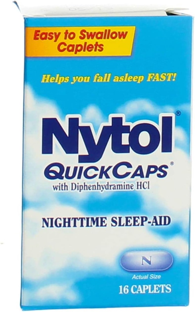 Nytol QuickCaps 16 Caps (Pacote de 5)