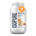 Isopure Zero Carb 100% Puro Whey Isolate Protein Powder, Lactose Free, Gluten Free, Com vitaminas, Baunilha Salted Caramel, 25g Protein Per Serving, 3 Lbs, 42 Servings (Packaging May Vary)
