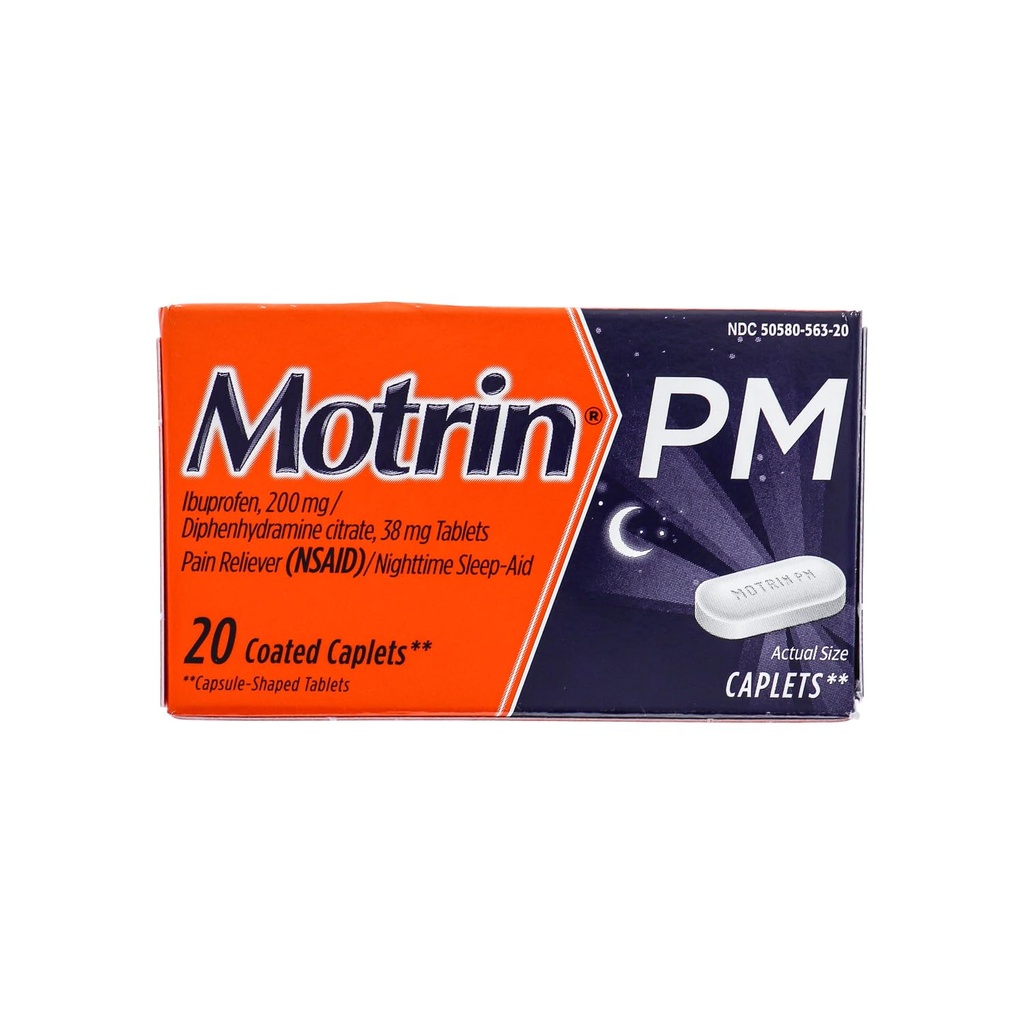 Motrin Ib Pm Caps Pack 2 Tamanho 20ct