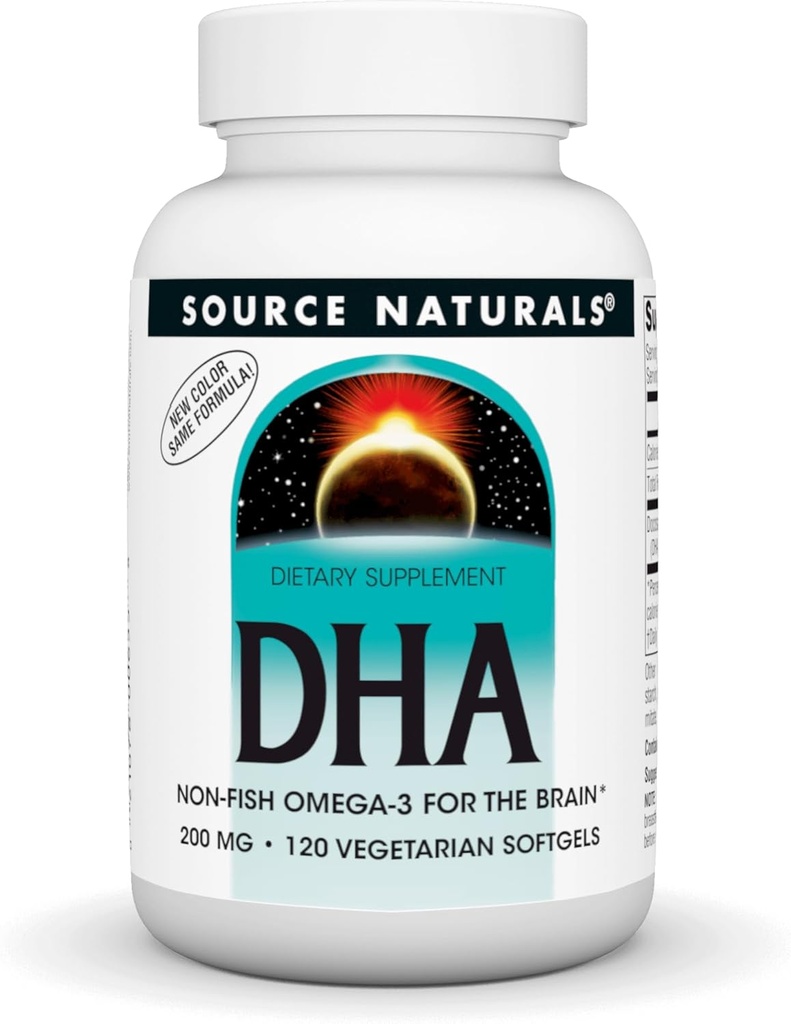 Fonte Naturals DHA, Neuromins 200 mg não-peixe Omega-3 para o cérebro