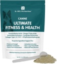 Ultimate Fitness & Health Vitaminas Canino do Dr. Bill para Cães Multivitamin para cães w / Coenzima Q-10, Vitamina E, Vitamina D-3, Biotina, Ácido Fólico, Ácido Hialurônico Vitaminas e Suplementos 680g