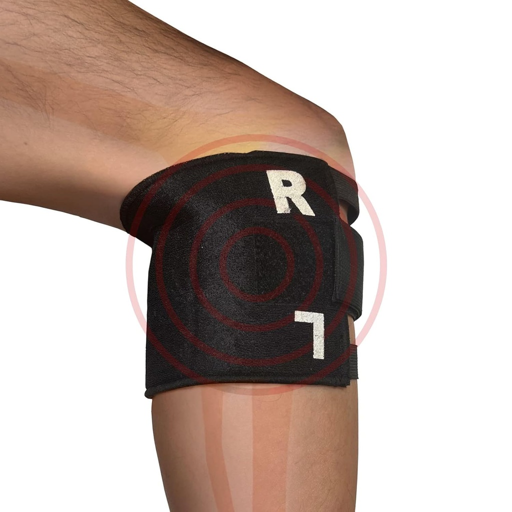 Joelho Brace para Sciatica como visto na TV com ponto de pressão Brace Aliviar Acupressão Perna Sciatica, Auto aquecimento ajustável Joelho Suporte Envoltórios e alívio da dor para homens e mulheres (CL-1)