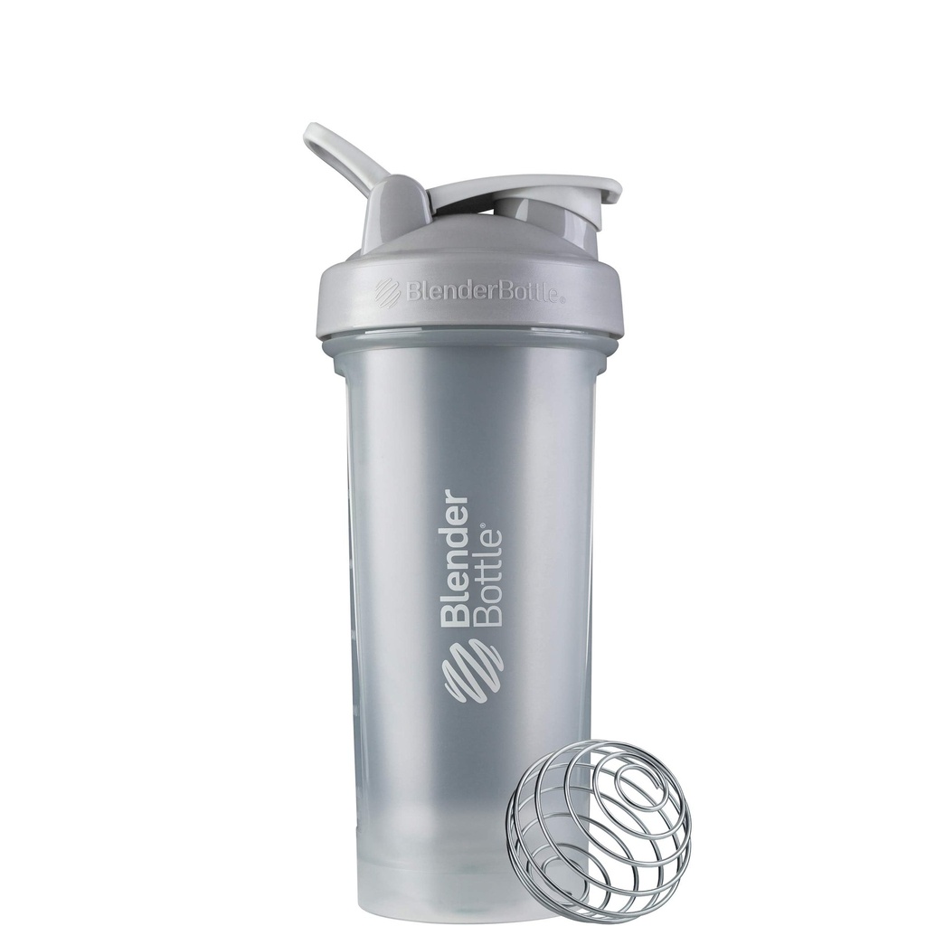 BlenderBottle Classic V2 Shaker garrafa perfeita para batidos de proteína e pré-treino, 28-ounce, Pebble Grey