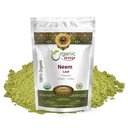CAMINHO ORGÂNICO Neem Leaf Powder - European Wild-Harvest - Organic & Kosher Certified - Non GMO & Gluten Free - USDA Certified - Origem - Índia (8 Oz (Pack of 1))