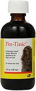 Pfizer Animal Pet-Tínico Suplemento Mineral Vitamina para Cães e Gatos, 4-Onça por Pfizer Animal