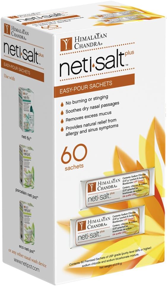 Himalaia Chandra Neti Salt Plus Refil Sachet 60ct