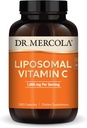Dr. Mercola Vitamina C lipossomal, 1.000 mg por serviço, 90 Servings (180 Cápsulas), Suplemento dietético, Suporta Saúde Imune, Não OGM, NSF Certificado