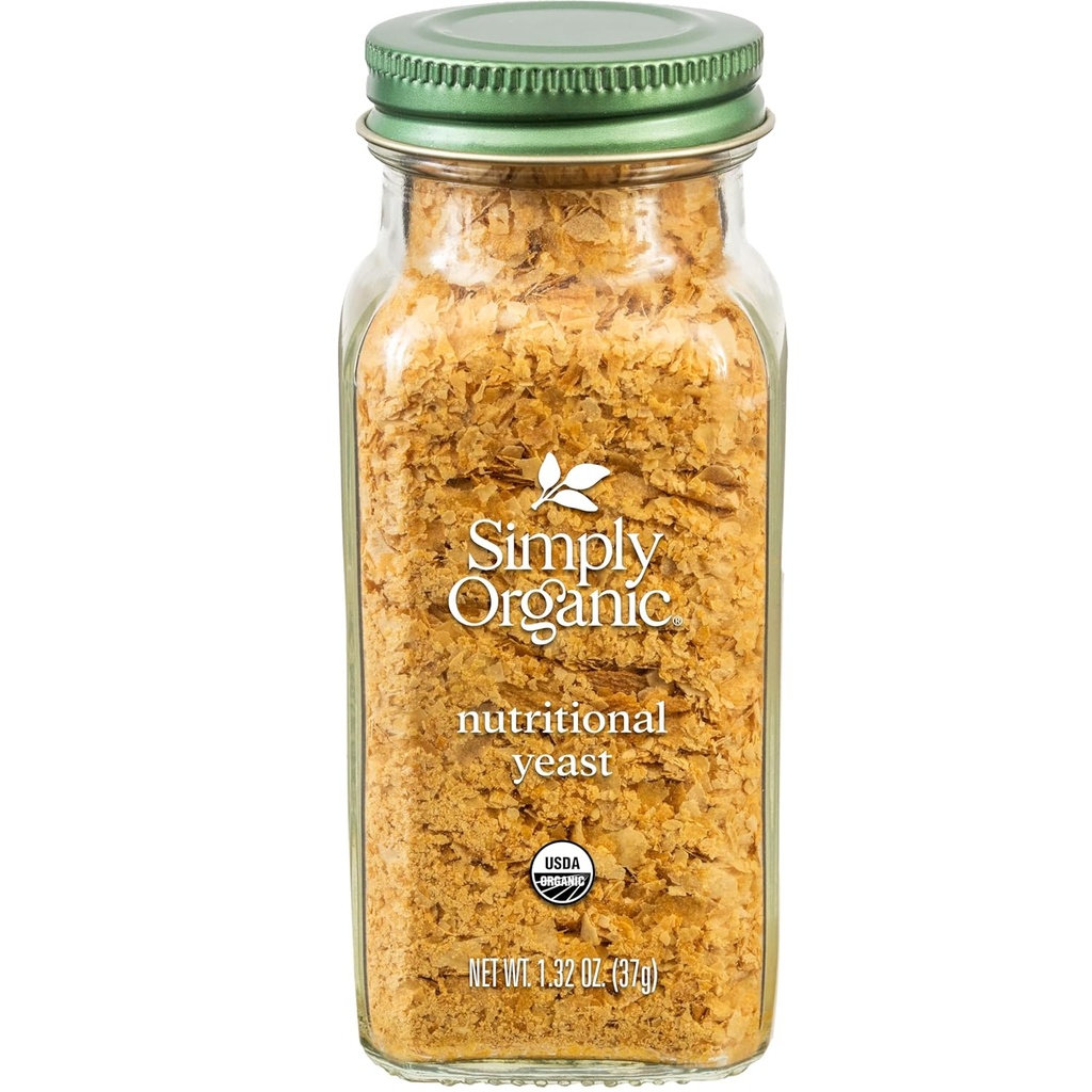 Fermento simplesmente orgânico, Nutricional, Orgânico, 1,32 Onça