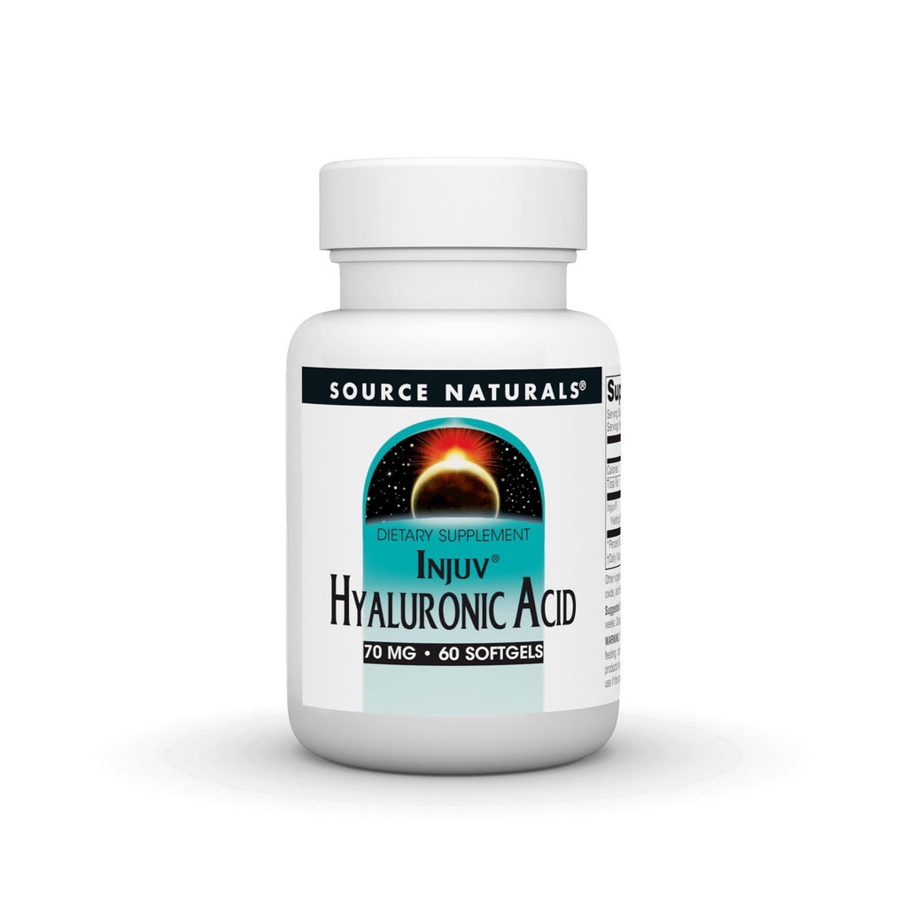 Fonte Naturals Ácido Hialurônico Injuv 70mg - 60 Softgels