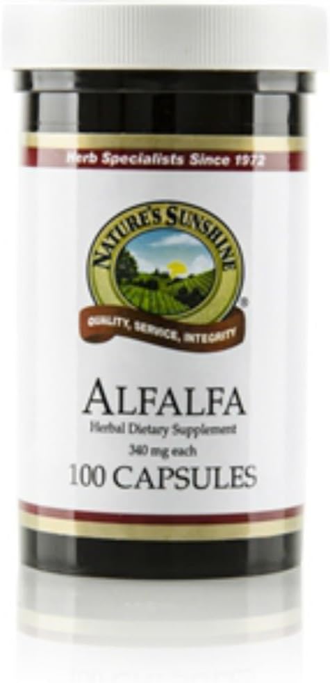 Sunshine Alfalfa 100 Cápsulas (Pacote de 2)