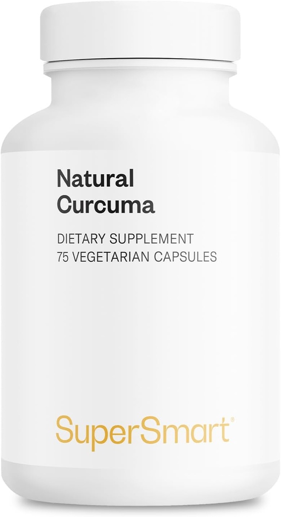 Supersmart - Curcuma Natural 2500mg por dia (Alta Potência) - Curcuma Longa Extract Supplement - Curcumin Tumeric 95% Curcuminoids