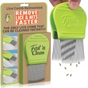 Fast 'n Clean - Lice Comb reinventado - O Auto Comb de limpeza
