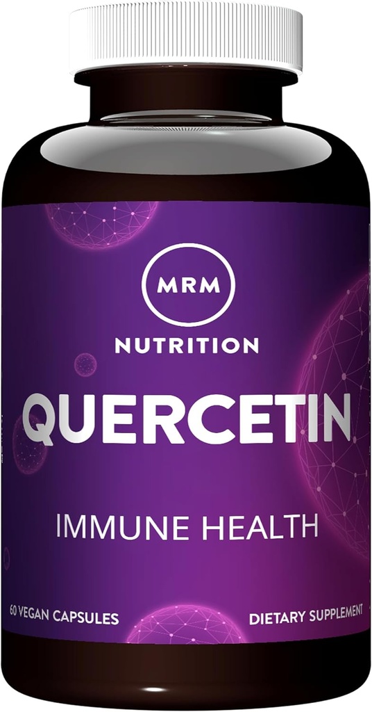 MRM Nutrition Quercetin® Immune + Cardiovascular Health + 500mg por Serviço ® Made with QU995: Worldâ € TM s mais puro quercetinâ ` ¢ estado antioxidante