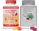 SmartyPants Kids Gummies Multivitamin & Kids Mineral Chews: Multivitamin com Omega 3 Fish Oil (EPA/DHA) e Multimineral com Citrato de magnésio e cálcio, fornecimento de 30 dias cada