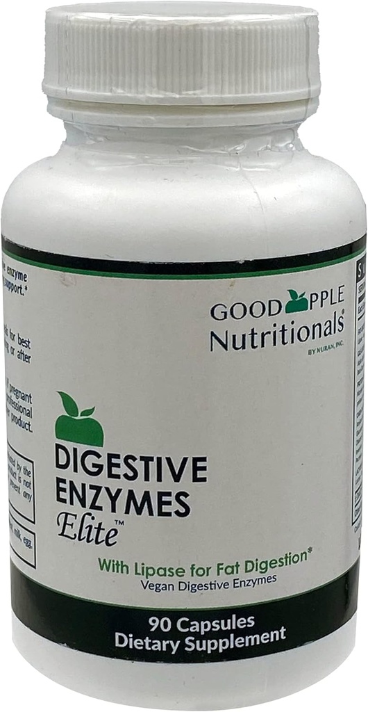 Enzimas Digestivas Elite para apoiar vesícula biliar & Bloating □ Vegetariano, Vegan, Natural