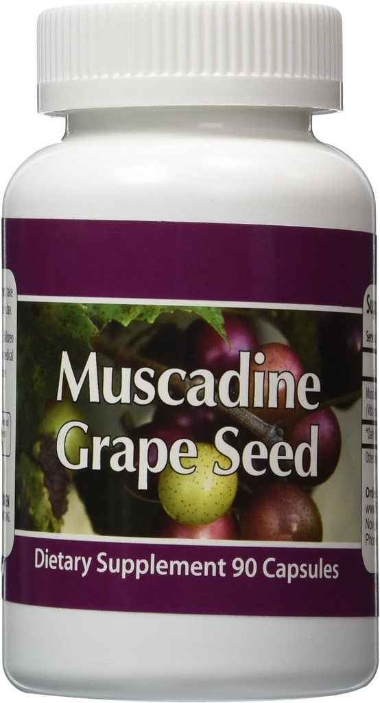 Garrafa de sementes de uva de Muscadine 90 Count