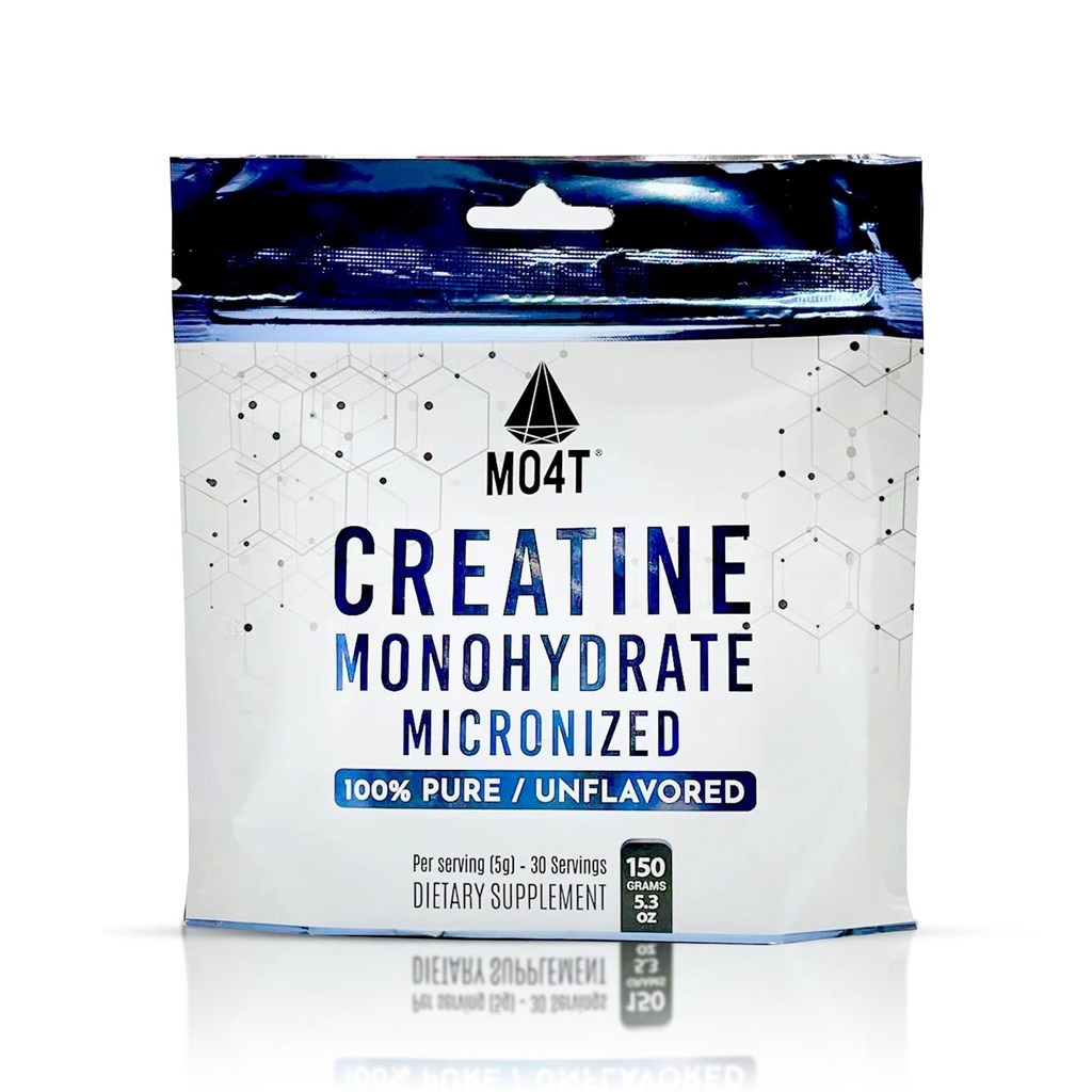 Creatina Premium Mono-hidratado pó micronizado 150G, 5000mg por servidor (5g) - Creatina Micronizada Mono-hidratada, 30 Servões, 5.3 Onças