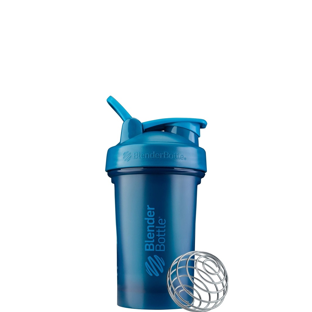 BlenderBottle Classic V2 Shaker garrafa perfeita para batidos de proteína e pré-treino, 20-onça, azul do oceano