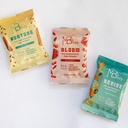 Happy Hormone Bars l Protein Cycle Syncing Bares with Organic Ginger l Promove o equilíbrio de hormônios l Suporta a fertilidade, qualidade do ovo, PMS & Sperm Health (28 pacote, Cycle Sync Stack (5 chai especiaria, 9 cerejas, 14 nozes cacau))