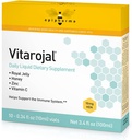 Vitarojal Royal Jelly - com mel, vitamina C, zinco - apoiar seu sistema imunológico, e promove energia natural e bem-estar (10 frascos)