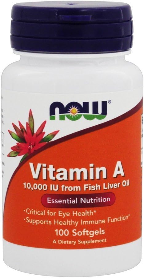 Agora Alimentos, Vitamina A, 10.000 UI, 100 Softgels