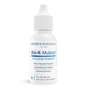 Biotics Research Bio K Mulsion Liquid Vitamina K Drops - 500 mcg/S - Vitamina K1 fitonadiona para adultos - VIT K Suplemento - Ossos fortes, Saúde do coração, Suporte para coagulação do sangue, 1 fl oz