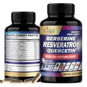 Cadene Resveratrol Suplemento - 10in1 Plus com Quercetin, Berberine, Chá Verde, Sementes de Uva, Hawthorn Berry, Açafrão, Rhodiola Rosea, Ginkgo Biloba e Pimenta Preta - 60 Cápsulas