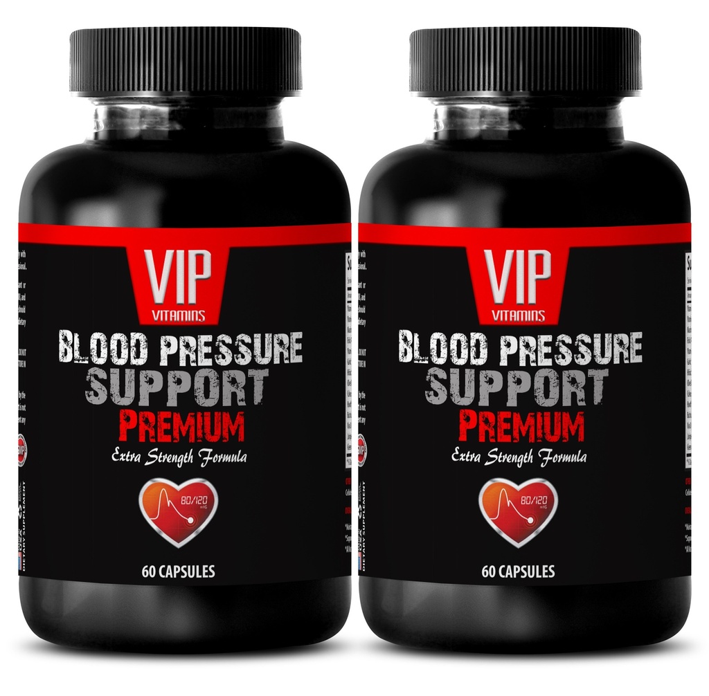 VIP VITAMINS Olive Leaf Extract Super Força - Suporte à pressão arterial - Comer mais frutas (2 garrafas - 120 cápsulas)