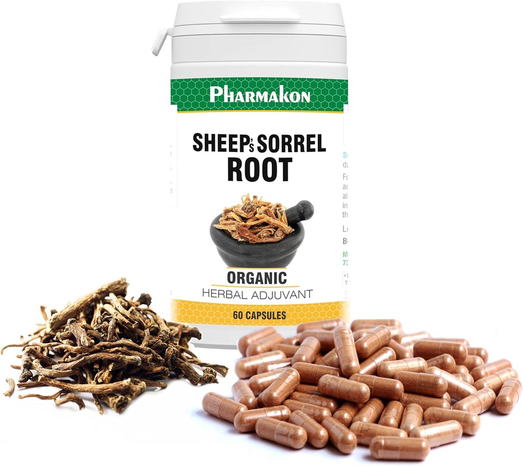 PHARMAKON Ovelha Sorrel Root Extract, Muito Potente, Contém Root Only, Made in Germany