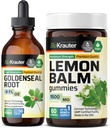 BIO KRAUTER Goldenseal Tintura 4 Fl. Oz. & Limão Balm 60 chicletes