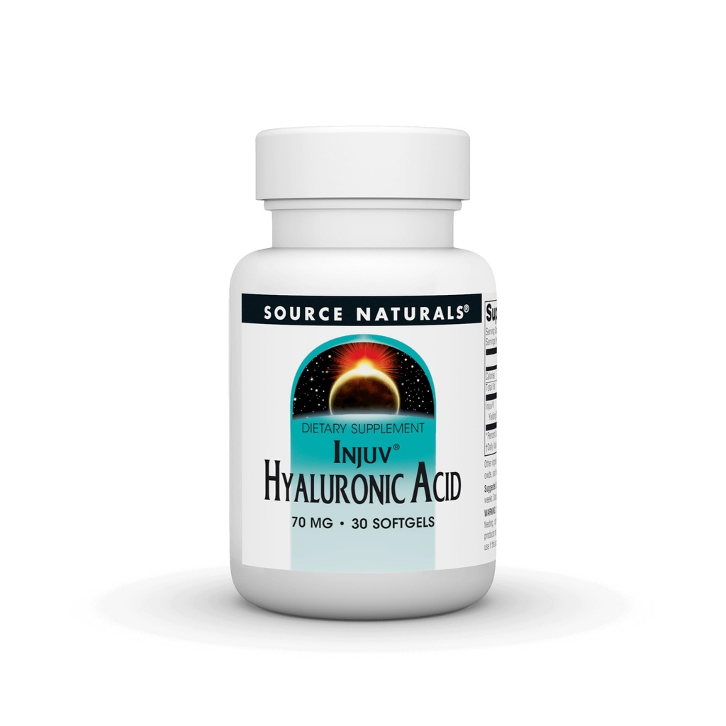 Fonte Naturals Ácido Hialurônico Injuv 70mg - 30 Softgels