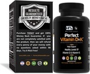 HFL Perfect Vitamina D&K por Dr. Sam Robbins ; Vitamina D3 & K2 (MenaQ7® MK-7)            , 2X Absorvível ; Vegan, Baseada em plantas, Micro-Encapsulado.