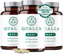 Qualia NAD Supplement — clinicamente comprovada para aumentar NAD+ até 67%. Envelhecimento otimizado, Energia, Foco. Ingredientes Elite NAD+ Booster: Nicotinamida Riboside (NIAGEN,) Niacin, Niacinamida (3 Mês de Abastecimento)