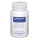 Encapsulamentos Puros Glutationa Reduzida Suplemento antioxidante hipoalergénico para apoiar a saúde do fígado e das células* 60 Cápsulas