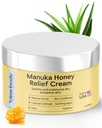 Clearbody Organics Manuka Honey Cream - 2 fl oz, pacote de 1 - calmante Eczema Creme - hidratação profunda com farinha de aveia coloidal - alívio instantâneo de Manuka para pele seca, coceira