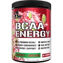 EVL BCAAs Aminoácidos Pó - BCAA Energia Pré-treino em pó para recuperação muscular Crescimento magro e resistência - Reidratação pós-treino Recuperação Bebida com cafeína natural - Limeade cereja