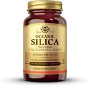 Cápsulas Vegetais de Sílica Oceânica Solgar, 25 Mg, 50 Contagem