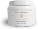 Isagenix Cleanse para a vida - Suplemento em pó para Cleanse Drink with No Laxatives ou Diuréticos - Suporte Metabolismo com Vitamina B12 & Niacin - Manga de pêssego -3.4 Oz (16 Servings)