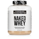 Whey Chocolate Peanut Butter Grass Fed Whey Protein Powder, No GMO, No Soy, and Gluten Free, Ajuda Crescimento e Recuperação - 52 Servings