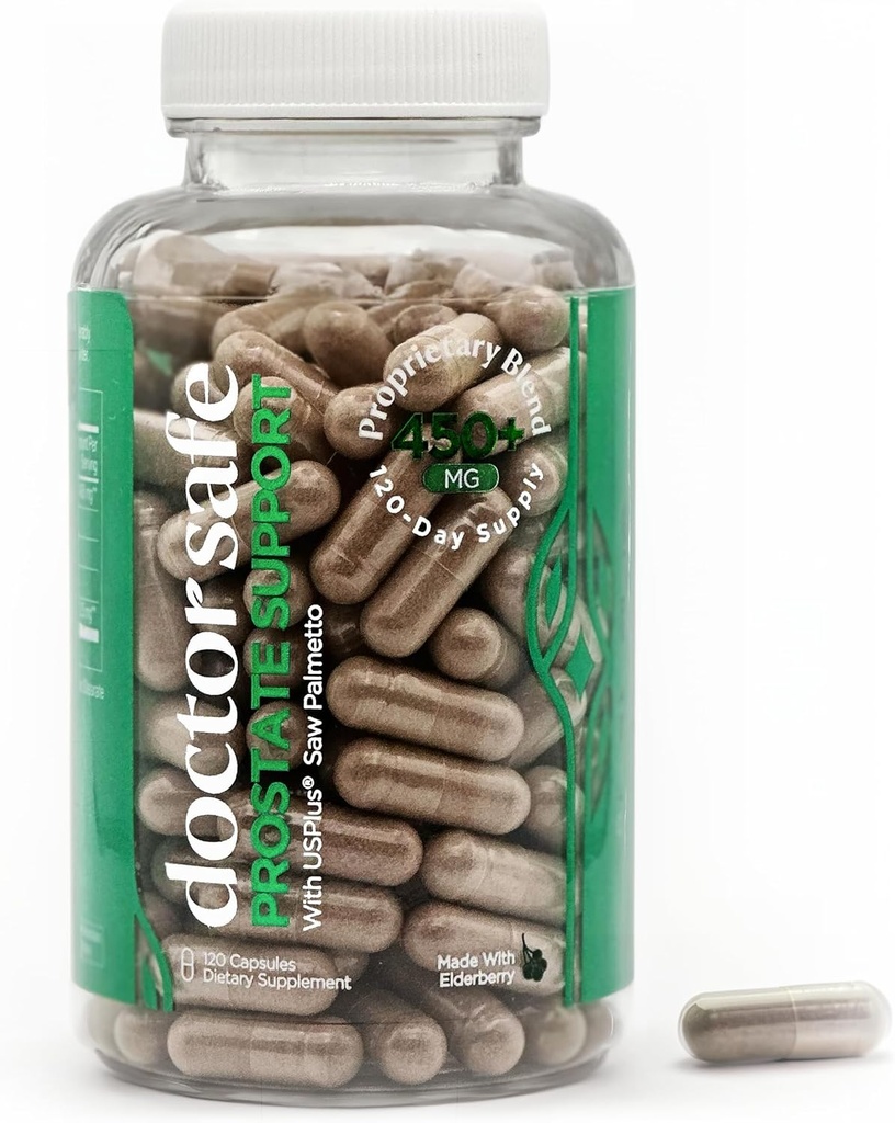 Saw Palmetto Prostate Supplements with USPlus Saw Palmetto for Men & Women - Prostate Advanced Health & Hair Revitalization