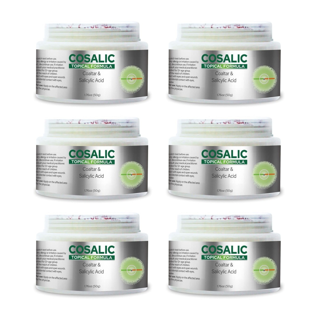 SALVE 50 Gram Alcatrão de carvão ácido salicílico de 6