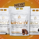 Nutricionais Núcleo Grow Mass Gainer - Mistura de carboidratos de alimentos inteiros + mistura de proteínas - Maltodextrina grátis - 880 calorias, 50g de proteína - 10 libras (Chocolate Peanut Butter Cup)